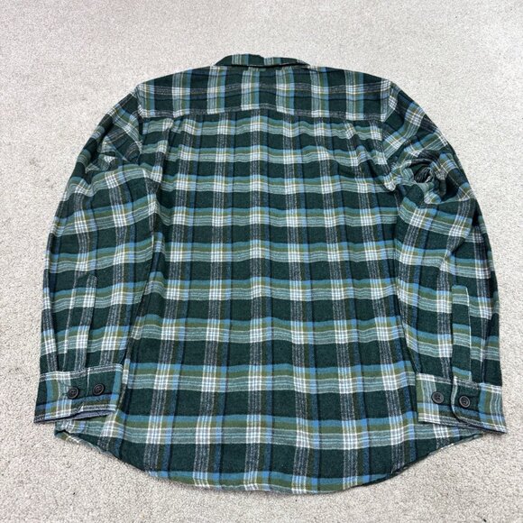 Coleman Button Down Flannel Shirt Men’s Multicolor Plaid Long Sleeve Medium NWT - Picture 9 of 12